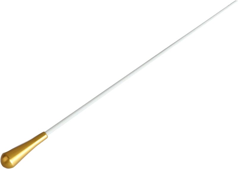 Kodrily Conductor Baton, Metal Conducting Baton Band, 15in Music Conducting Stick Rod, Professional Orchestra Music Conductor Accessories Replacement for Stage Performances - Image 1